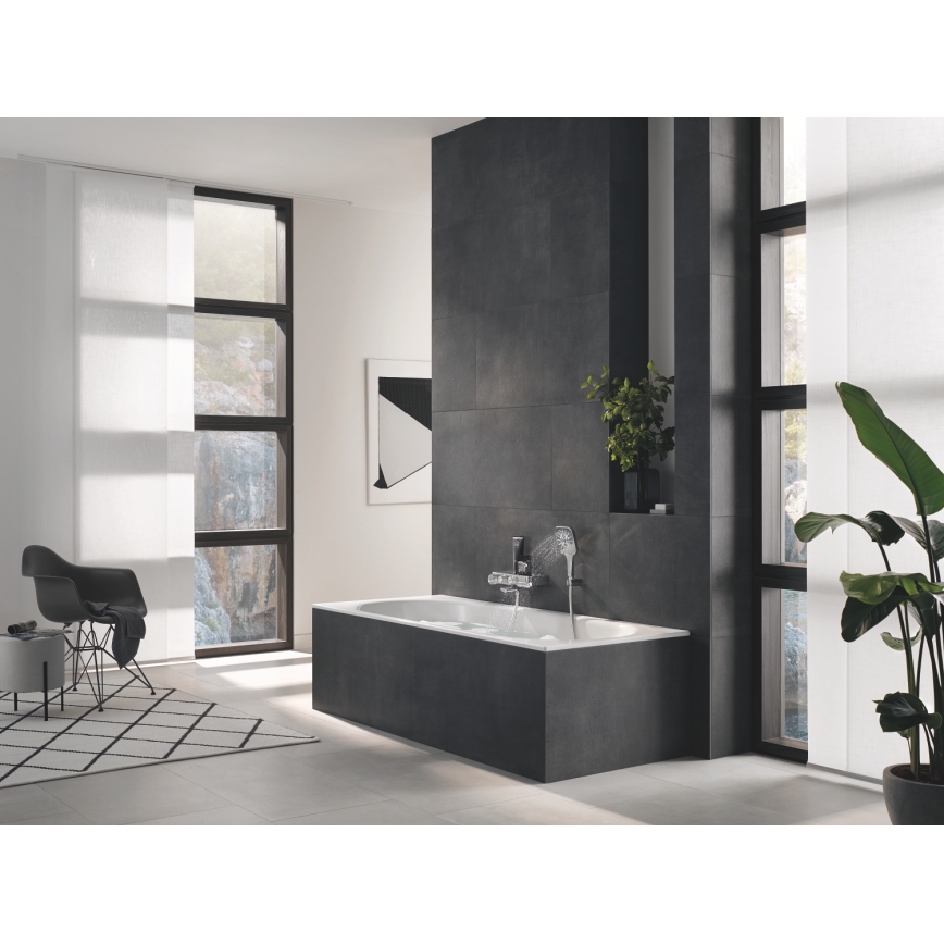 GROHE 26582000 - Ducha de mão RAINSHOWER SMARTACTIVE 130 CUBE cromado polido