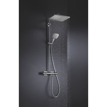 GROHE 26582000 - Ducha de mão RAINSHOWER SMARTACTIVE 130 CUBE cromado polido