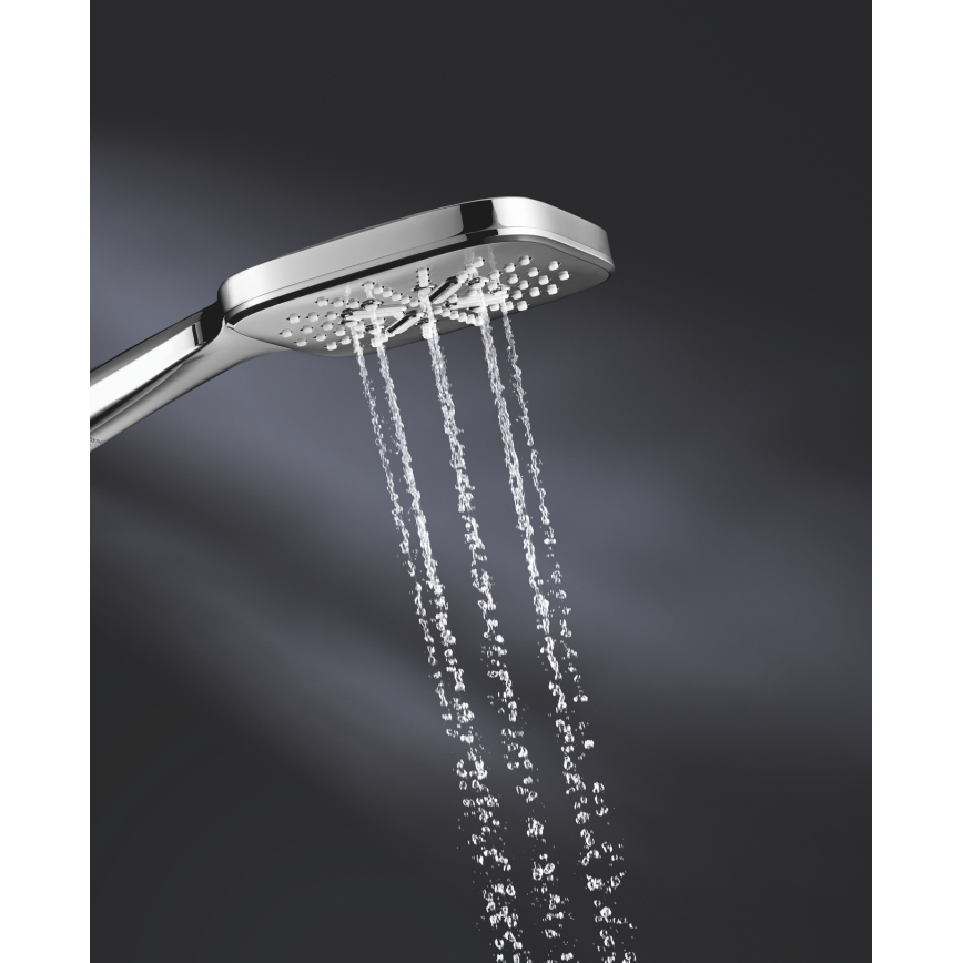 GROHE 26582000 - Ducha de mão RAINSHOWER SMARTACTIVE 130 CUBE cromado polido