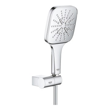 GROHE 26588000 - Kit de duche de mão RAINSHOWER SMARTACTIVE 130 CUBE cromado brilhante