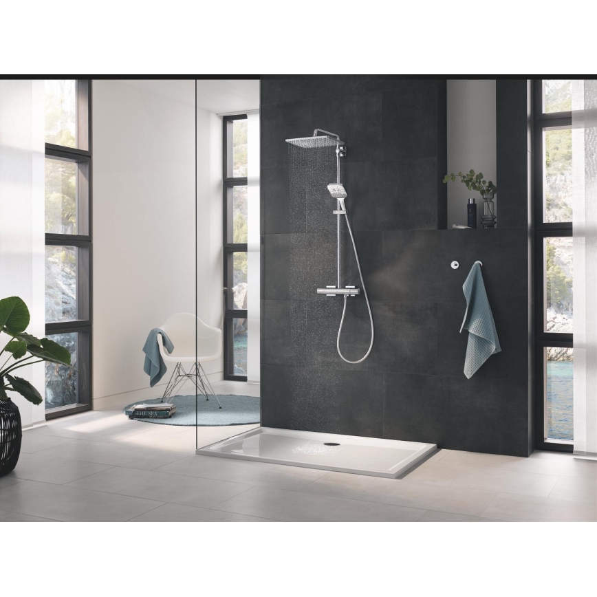GROHE 26649000 - Sistema de duche RAINSHOWER SMARTACTIVE 310 × 310 mm cromado