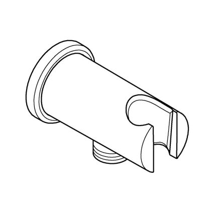 GROHE 26658000 - Ligação de parede com suporte de duche integrado O 48 mm cromado