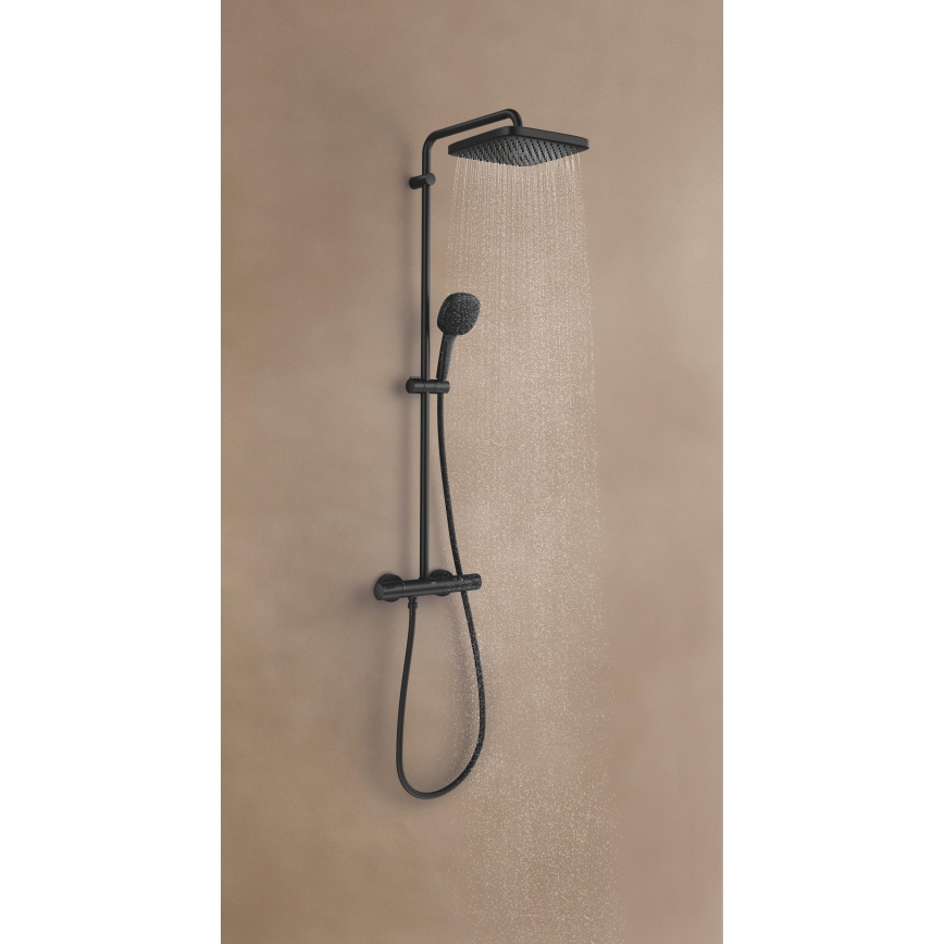 GROHE 266962431 - Sistema de duche VITALIO COMFORT 250 250 × 250 mm preto