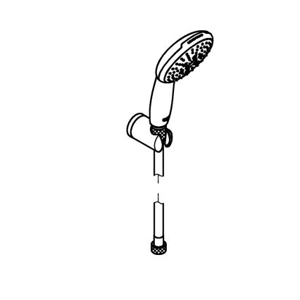 GROHE 26769001 - Conjunto de duche VITALIO START 110 1750 mm cromado brilhante