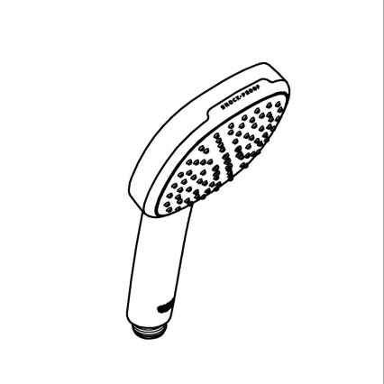 GROHE 26925001 - Duche de mão VITALIO COMFORT 110 110 mm cromado polido