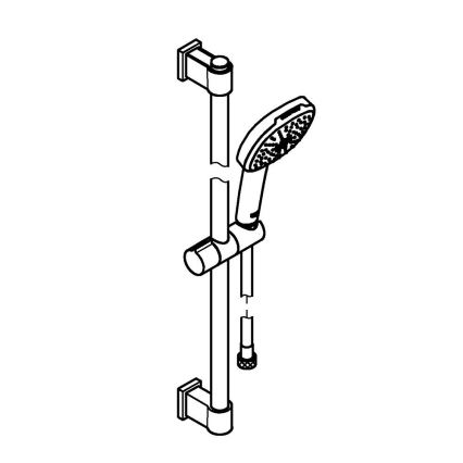 GROHE 26928001 - Conjunto de duche VITALIO COMFORT 110, 600 mm, acabamento cromado brilhante
