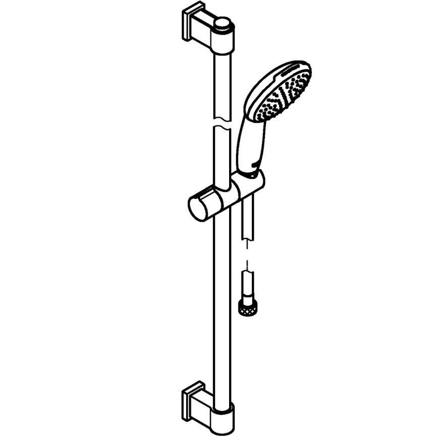 GROHE 26953001 - Conjunto de duche VITALIO START 110 900 mm cromado brilhante