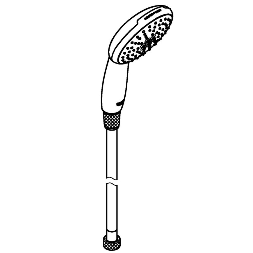 GROHE 2696010E - Duche de mão VITALIO START 110 110 mm cromado brilhante