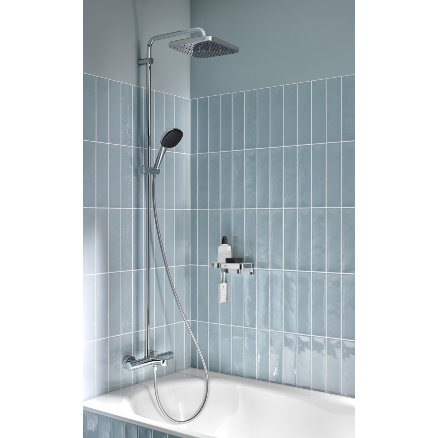 GROHE 26984001 - Sistema de duche VITALIO COMFORT 390 mm, acabamento cromado brilhante