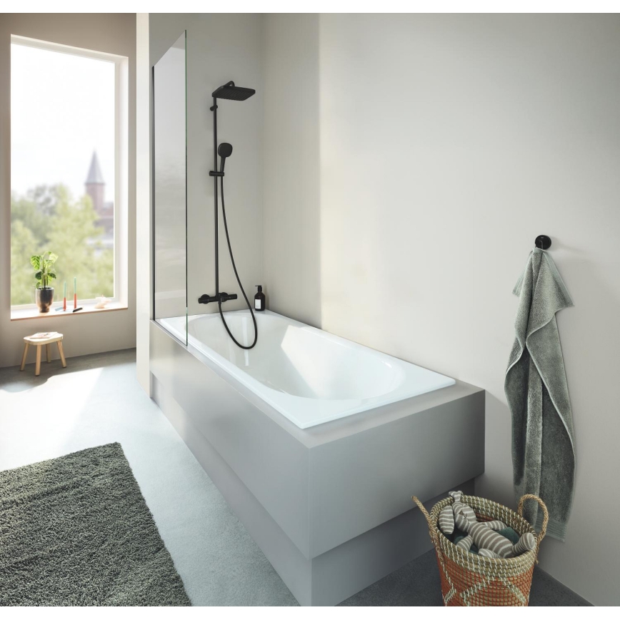 GROHE 269842431 - Sistema de duche VITALIO COMFORT 250, 250 × 250 mm, preto