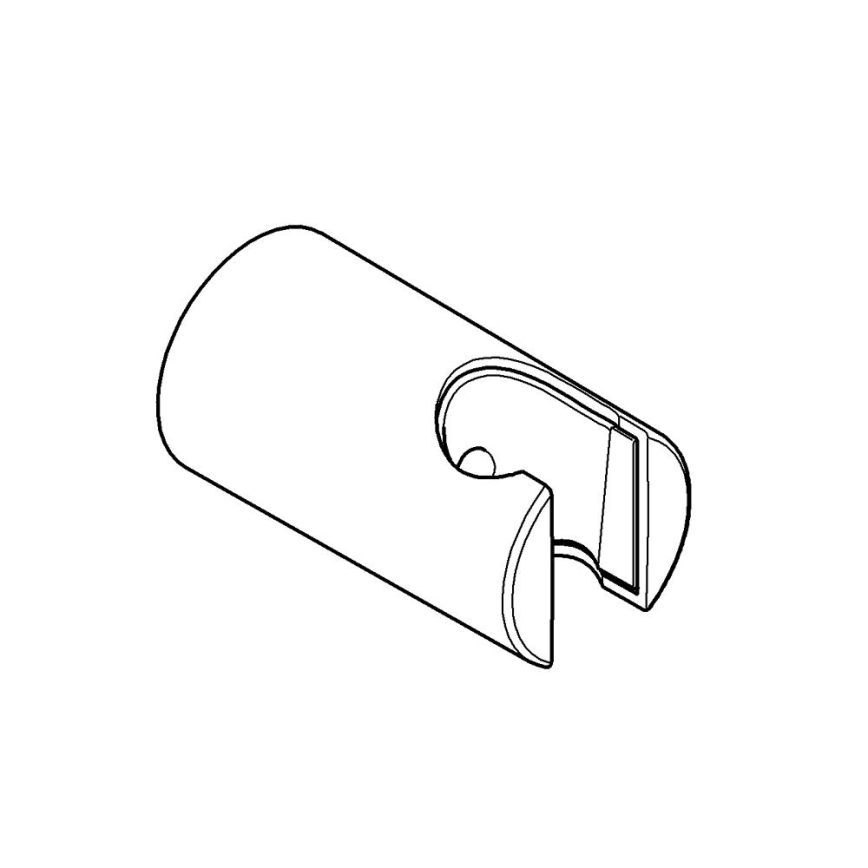 GROHE 27056000 - Suporte de parede para chuveiro RAINSHOWER, cromo brilhante