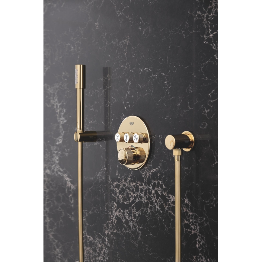 GROHE 27057GL0 - Joelho de parede RAINSHOWER dourado