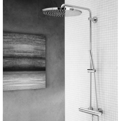 GROHE 27174001 - Sistema de duche RAINSHOWER SYSTEM 400 450 mm cromado brilhante