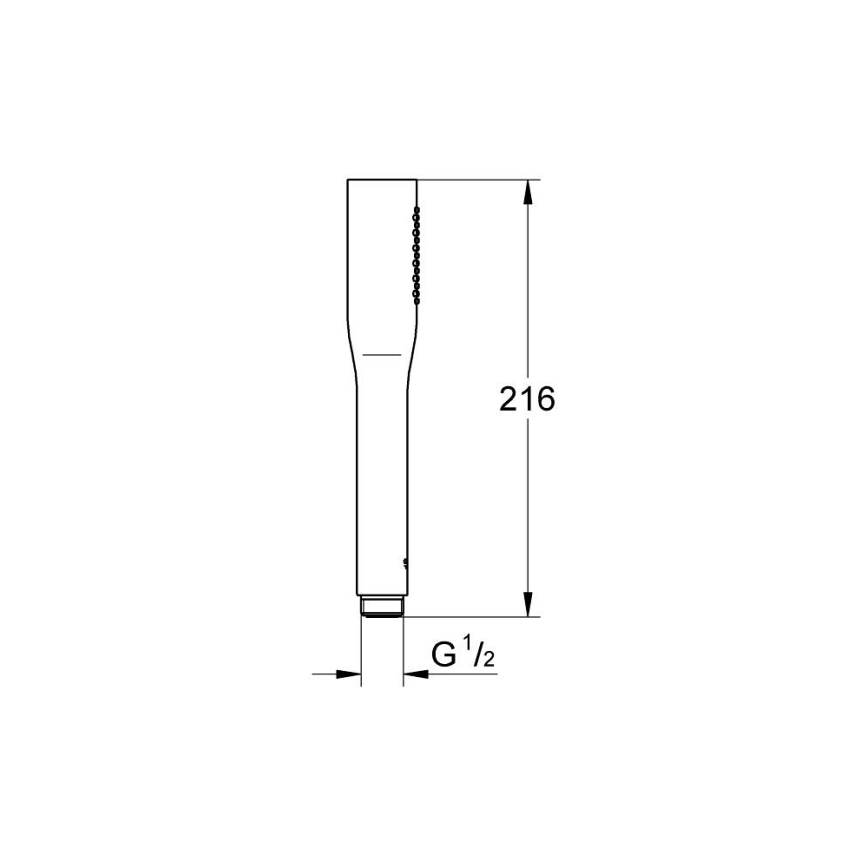 GROHE 27367000 - Duche de mão EUPHORIA COSMOPOLITAN Stick cromado brilhante
