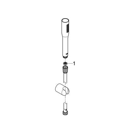 GROHE 27459000 - Conjunto de duche VITALIO GET STICK 1500 mm cromado brilhante