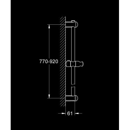 GROHE 27500000 - Barra de duche EUPHORIA 900 mm cromado brilhante