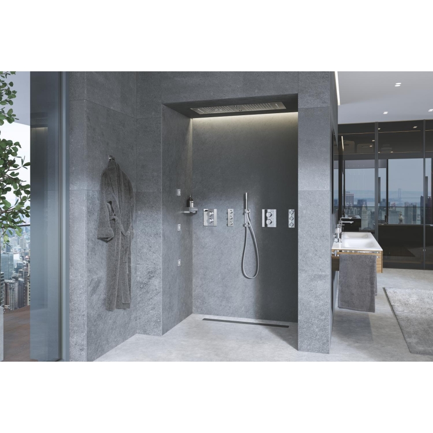 GROHE 27618000 - Tampa termostática GROHTHERM F cromado brilhante