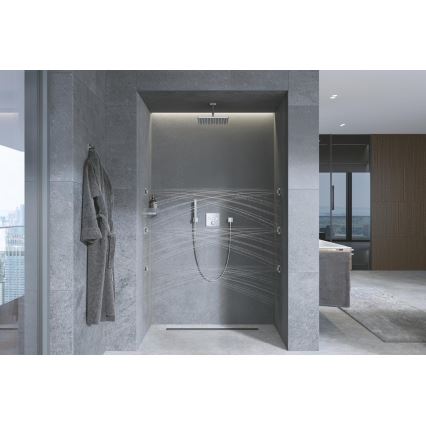 GROHE 27693000 - Suporte de parede para chuveiro EUPHORIA CUBE, cromado brilhante