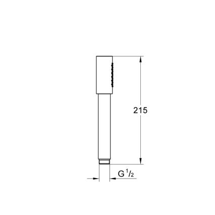 GROHE 28034000 - Duche de mão SENA, cromado brilhante