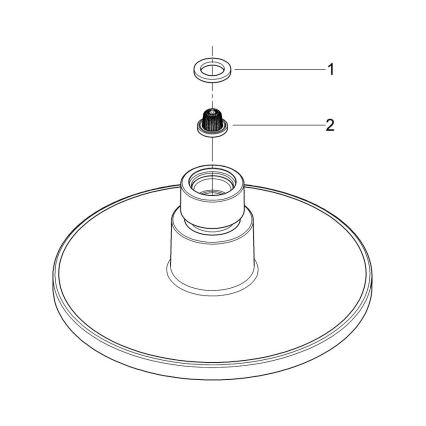GROHE 28233000 - Cabeça de duche EUPHORIA COSMOPOLITAN 160, cromado brilhante