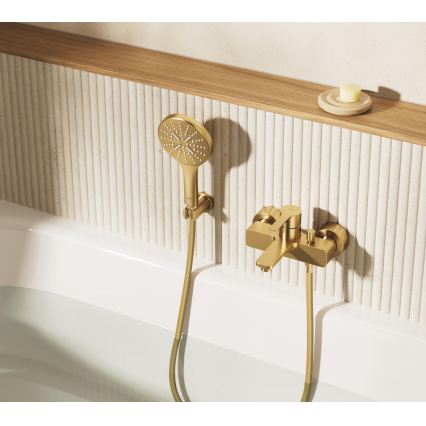 GROHE 28362GL1 - Mangueira de chuveiro SILVERFLEX 1250 mm dourada escovada