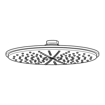 GROHE 28368000 - Cabeça de duche RAINSHOWER COSMOPOLITAN O 210 mm cromado brilhante