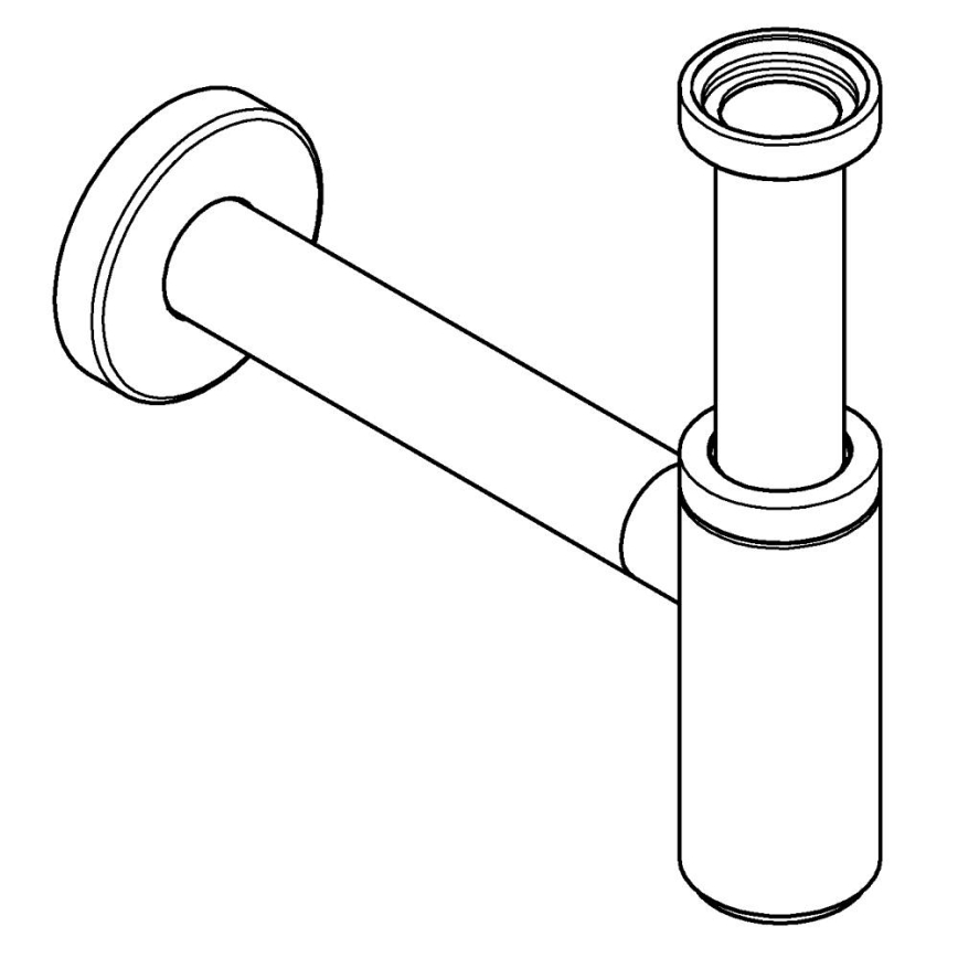 GROHE 28912GN0 - Sifão DN 32 dourado