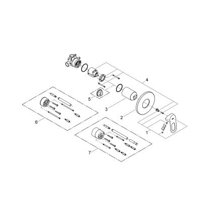 GROHE 29042000 - Misturador de duche BAULOOP cromo brilhante