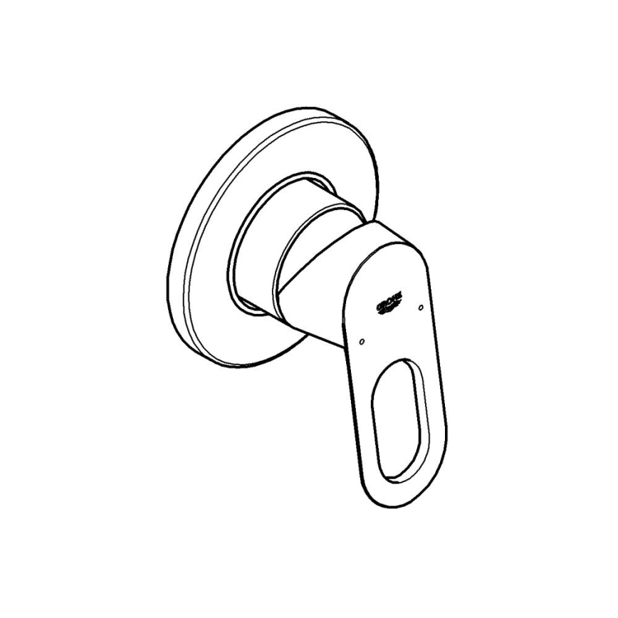 GROHE 29042000 - Misturador de duche BAULOOP cromo brilhante