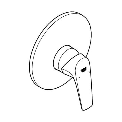 GROHE 29116000 - Misturador de duche START FLOW cromo brilhante