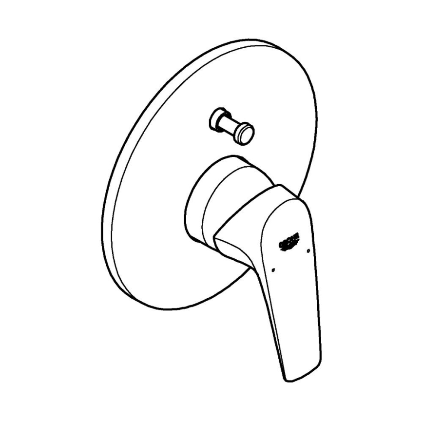 GROHE 29117000 - Misturador para banheira LINEARE, cromo brilhante