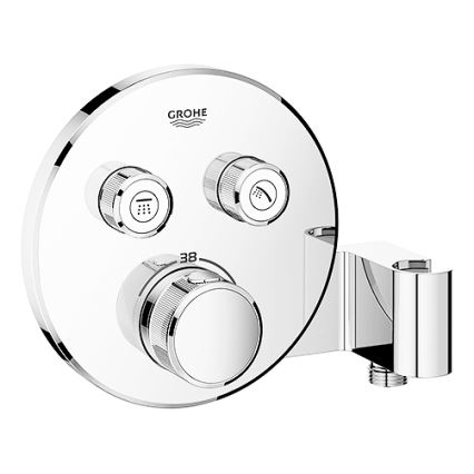 GROHE 29120000 -Misturador termostático de duche encastrado GROHTHERM SMARTCONTROL + suporte cromado