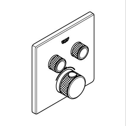 GROHE 29124000 - Termostato GROHTHERM SMARTCONTROL cromado brilhante