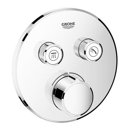 GROHE 29145000 - Placa de acabamento para misturador embutido SMARTCONTROL, cromado brilhante