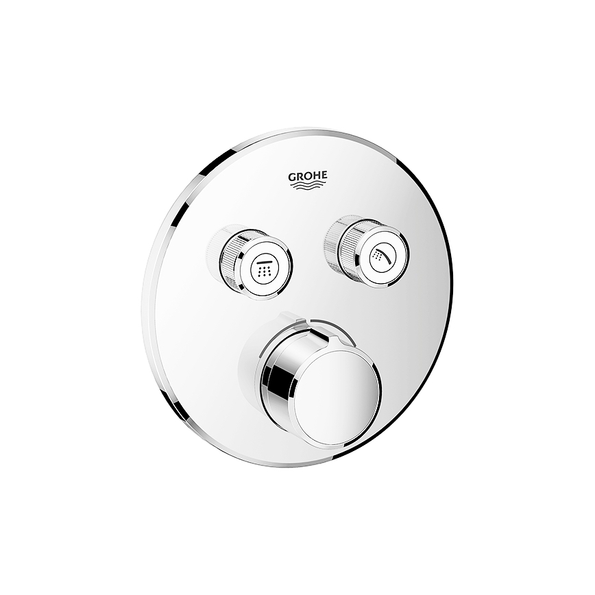 GROHE 29145000 - Placa de acabamento para misturador embutido SMARTCONTROL, cromado brilhante