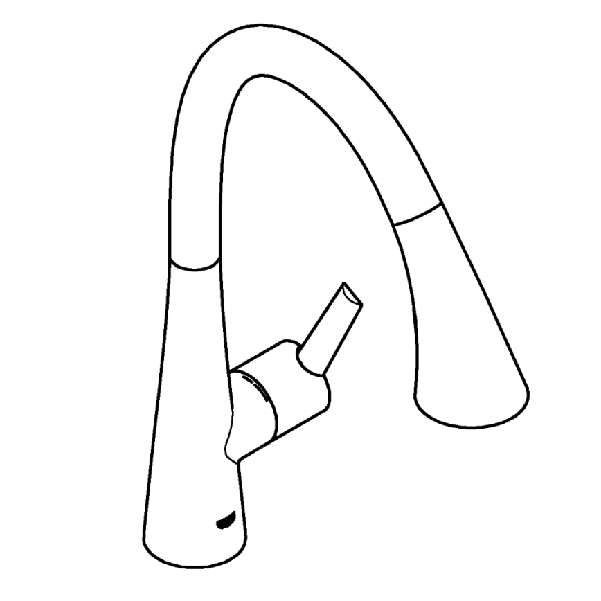 GROHE 30219002 - Bateria eletrónica para lava-loiça ZEDRA TOUCH cromado brilhante