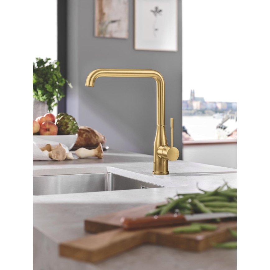 GROHE 30269GN0 - Misturadora de cozinha ESSENCE dourada