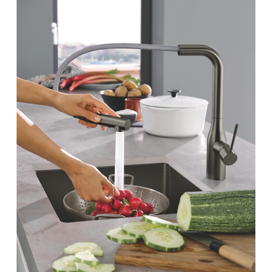 GROHE 30270AL0 - Misturador de cozinha ESSENCE grafite