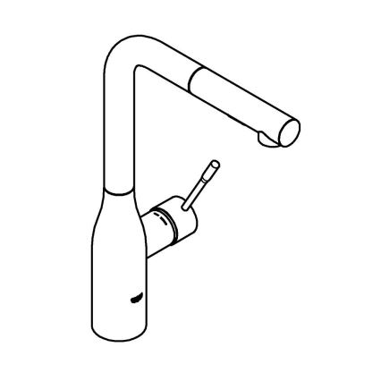 GROHE 30270DC0 - Torneira de cozinha ESSENCE em inox