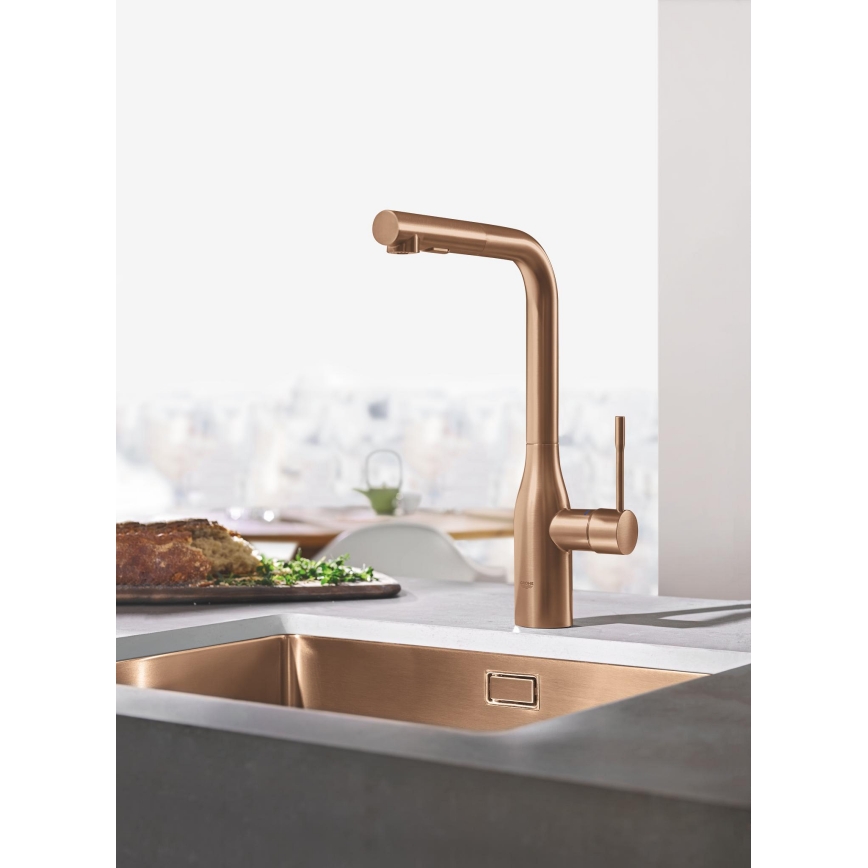 GROHE 30270DL0 - Misturadora de cozinha ESSENCE acabamento em cobre