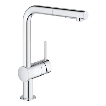 GROHE 30274000 - Misturadora de cozinha com bica em L, acabamento cromado brilhante