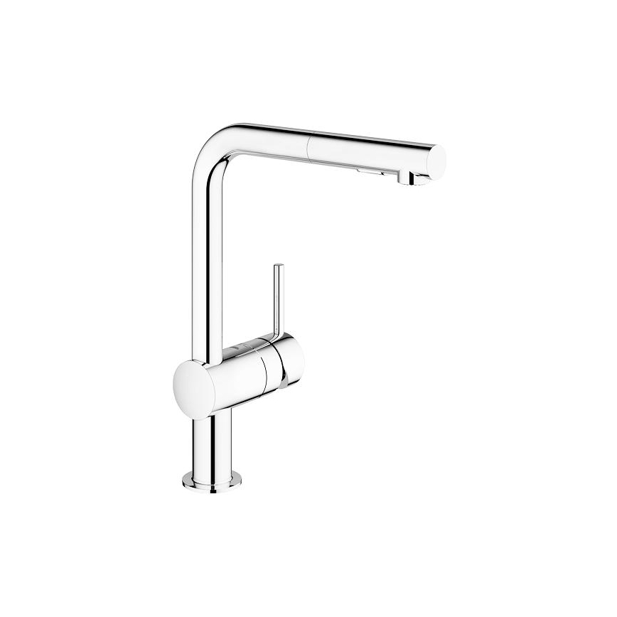 GROHE 30274000 - Misturadora de cozinha com bica em L, acabamento cromado brilhante
