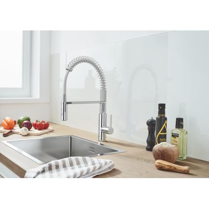 GROHE 30361000 - Misturador de cozinha GET 455 mm, acabamento cromado brilhante