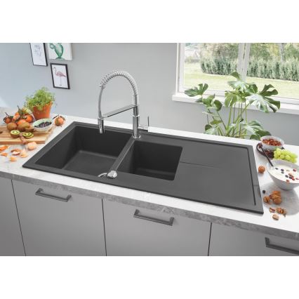 GROHE 30361000 - Misturador de cozinha GET 455 mm, acabamento cromado brilhante