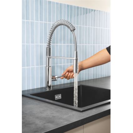 GROHE 30361000 - Misturador de cozinha GET 455 mm, cromado brilhante