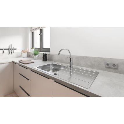 GROHE 30469000 - Torneira de cozinha START com bica alta, cromado brilhante