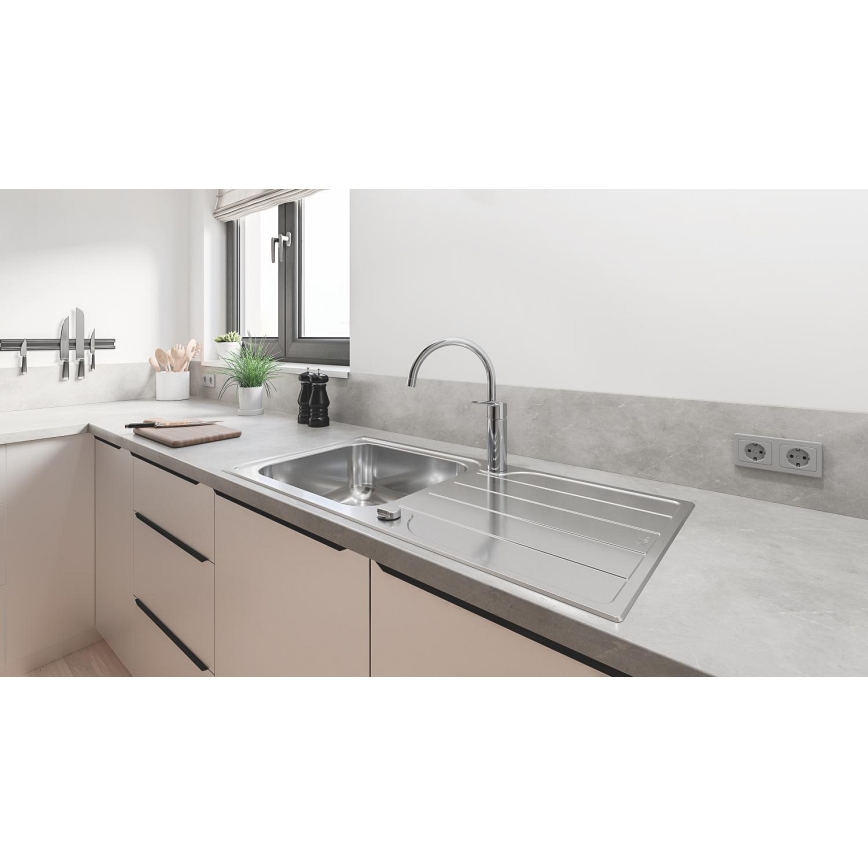 GROHE 30469000 - Torneira de cozinha START com bica alta, cromado brilhante