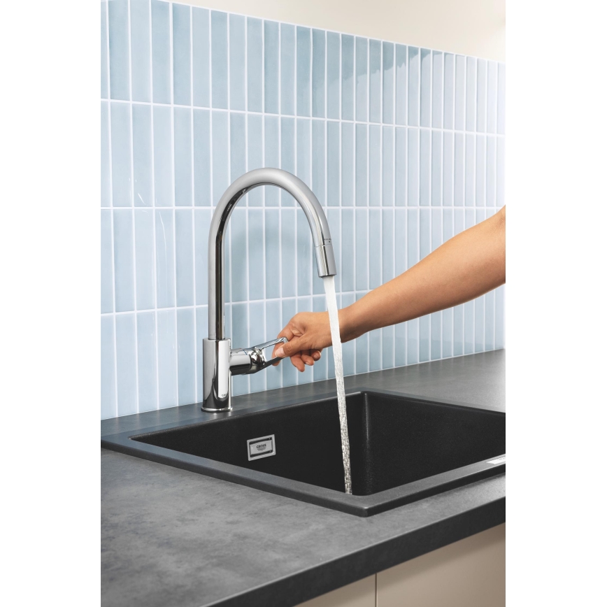 GROHE 30556000 - Torneira de cozinha START LOOP 357 mm, cromado brilhante