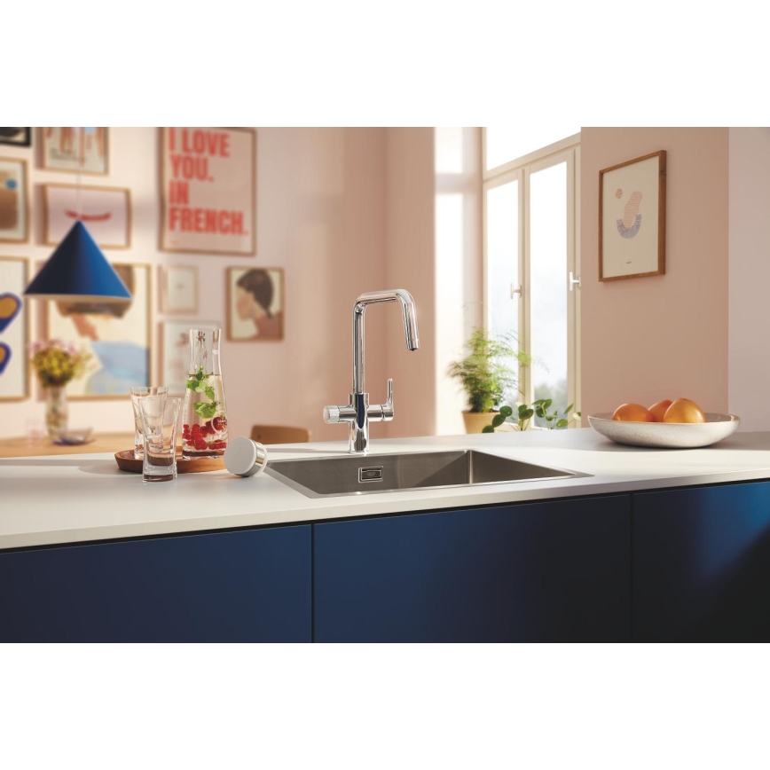 GROHE 30595000 - Torneira de cozinha BLUE PURE Start 366 mm, cromado brilhante