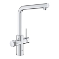 GROHE 30600000 - Misturador de cozinha BLUE PURE, bica em L, cromo brilhante